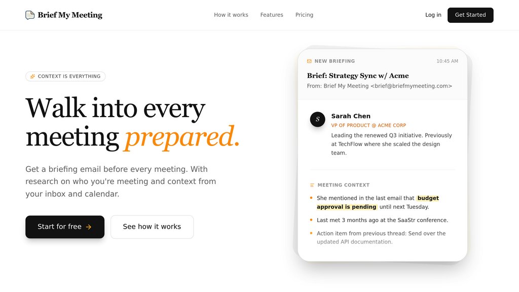image for Brief My Meeting image for Brief My Meeting