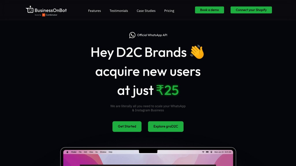 image for BusinessOnBot image for BusinessOnBot