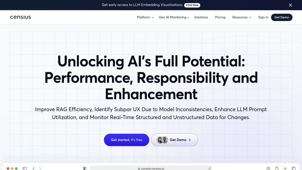 image for Censius AI Observability Platform