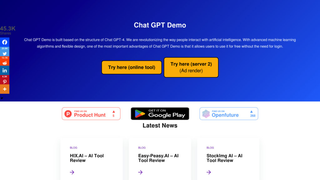 image for Chat GPT Demo