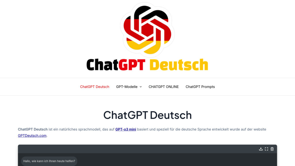 image for ChatGPT Deutsch