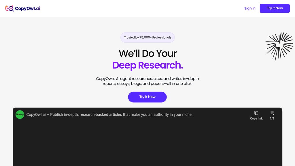 image for CopyOwl.ai