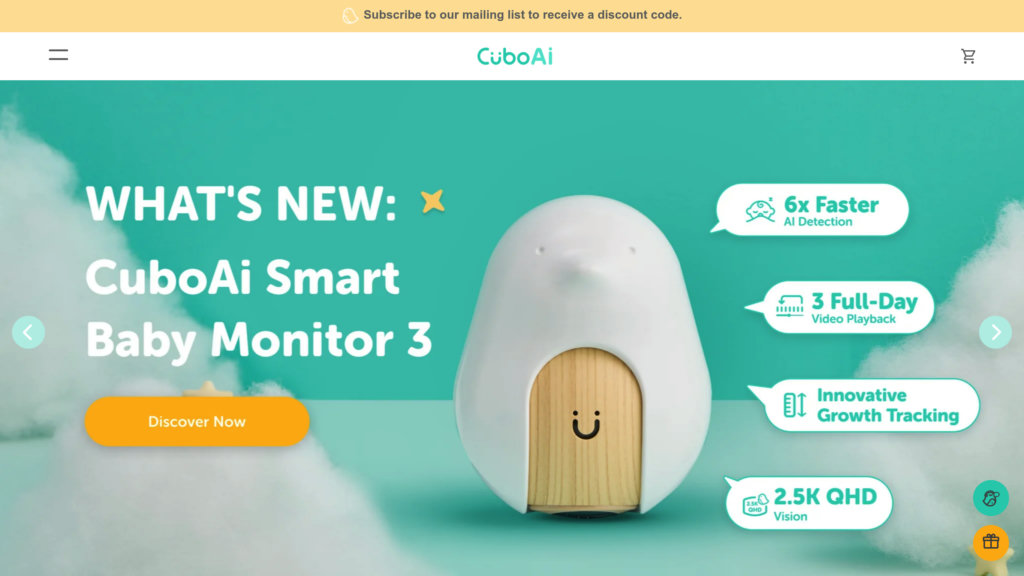 image for CuboAi Smart Baby Monitor