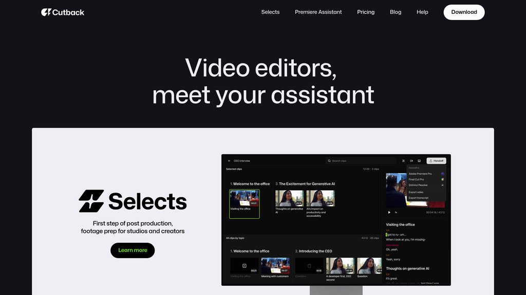 image for Cutback image for Cutback