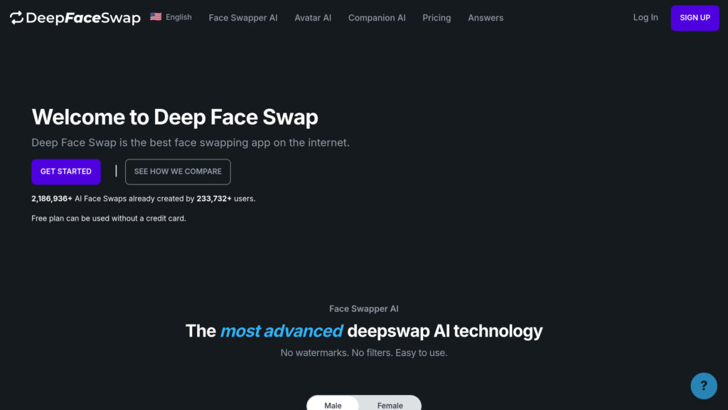 image for DeepFaceSwap.AI