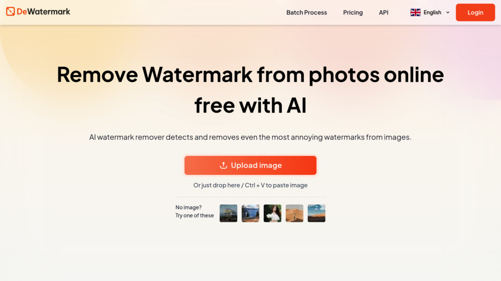 image for DeWatermark image for DeWatermark