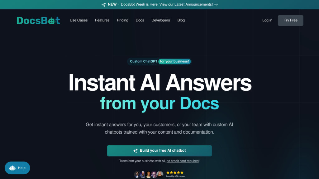 image for DocsBot AI