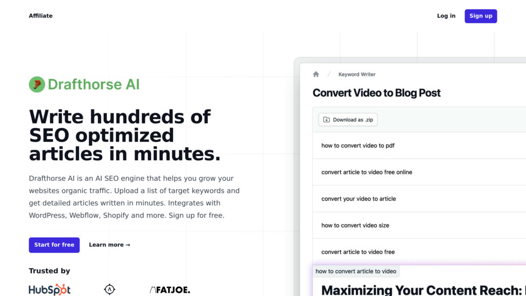 image for Drafthorse AI