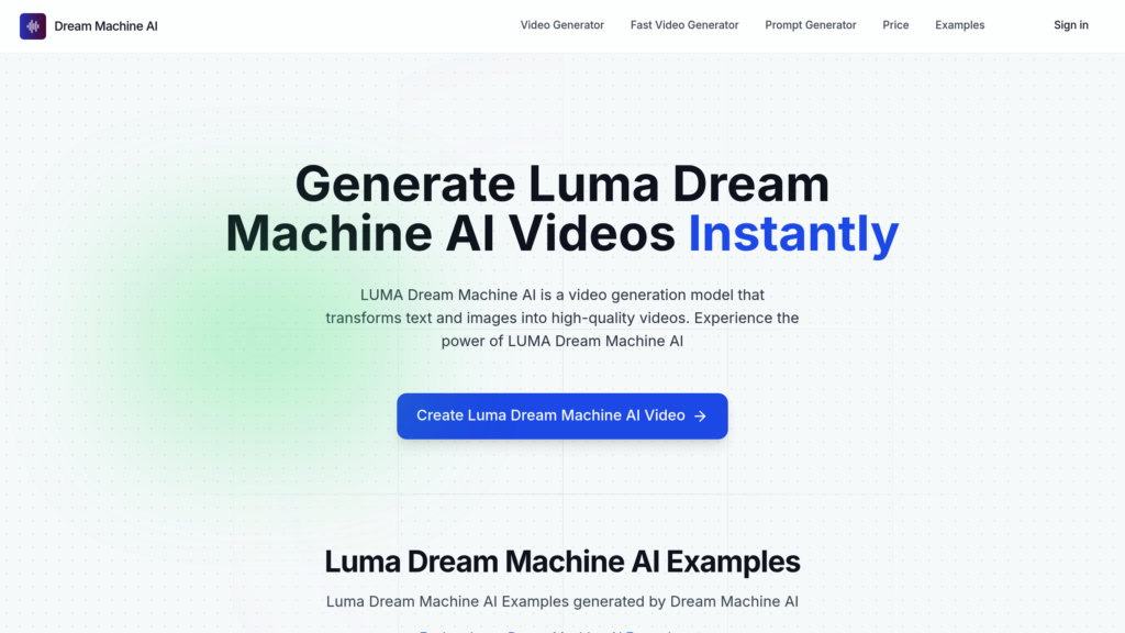 image for Dream Machine AI