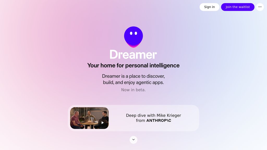 Dreamer:一个个人智能操作系统，让任何人都能通过自然语言构建、部署和定制AI Agent——无需编程。 - MOGE
