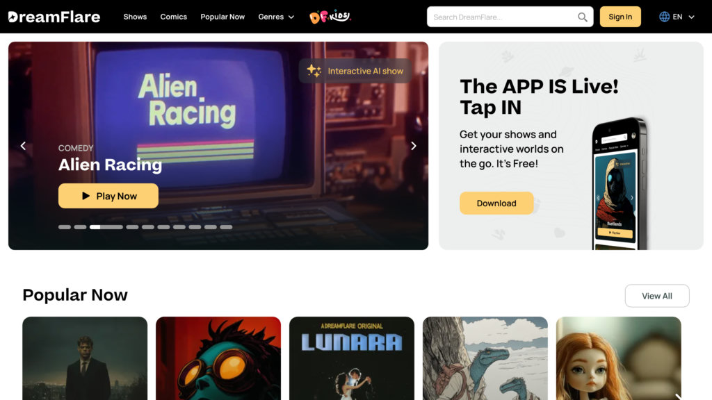 image for DreamFlare AI image for DreamFlare AI