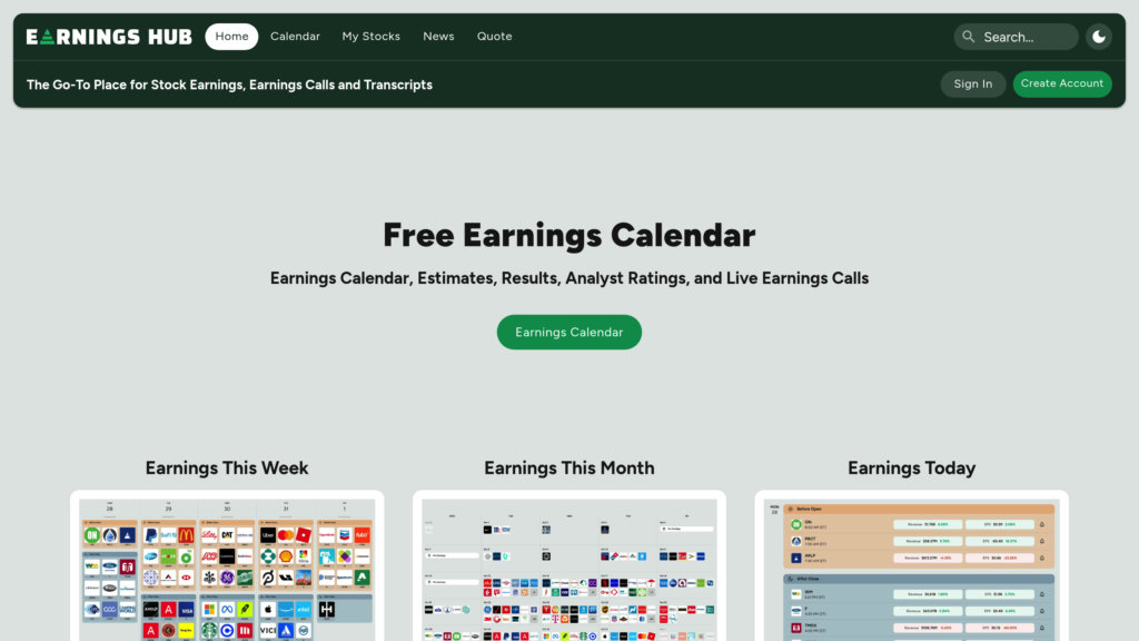 image for EarningsHub