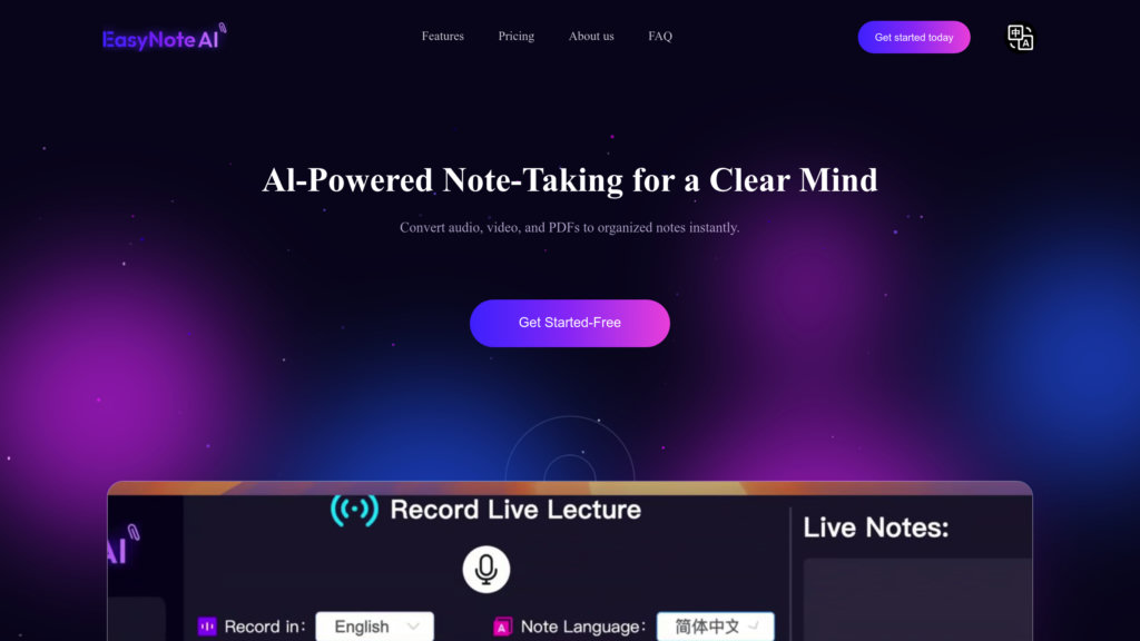 image for EasyNoteAI
