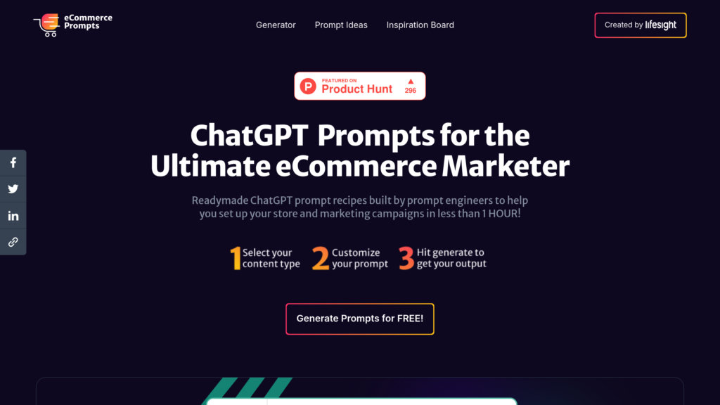 image for eCommerce Prompts