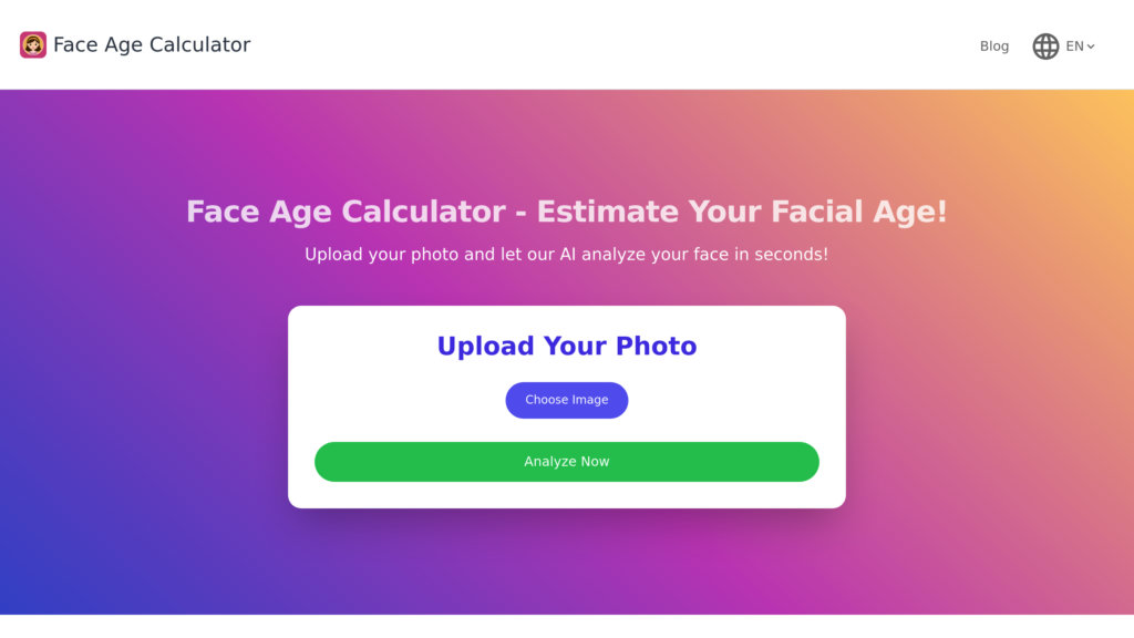 image for Face Age Calculator