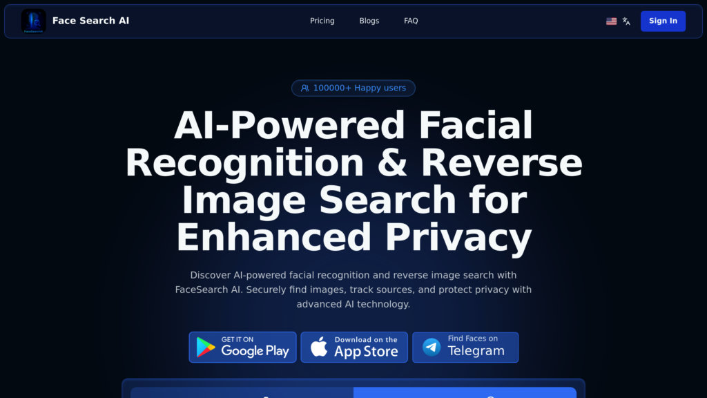 image for FaceSearch AI image for FaceSearch AI