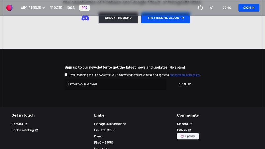 image for FireCMS image for FireCMS