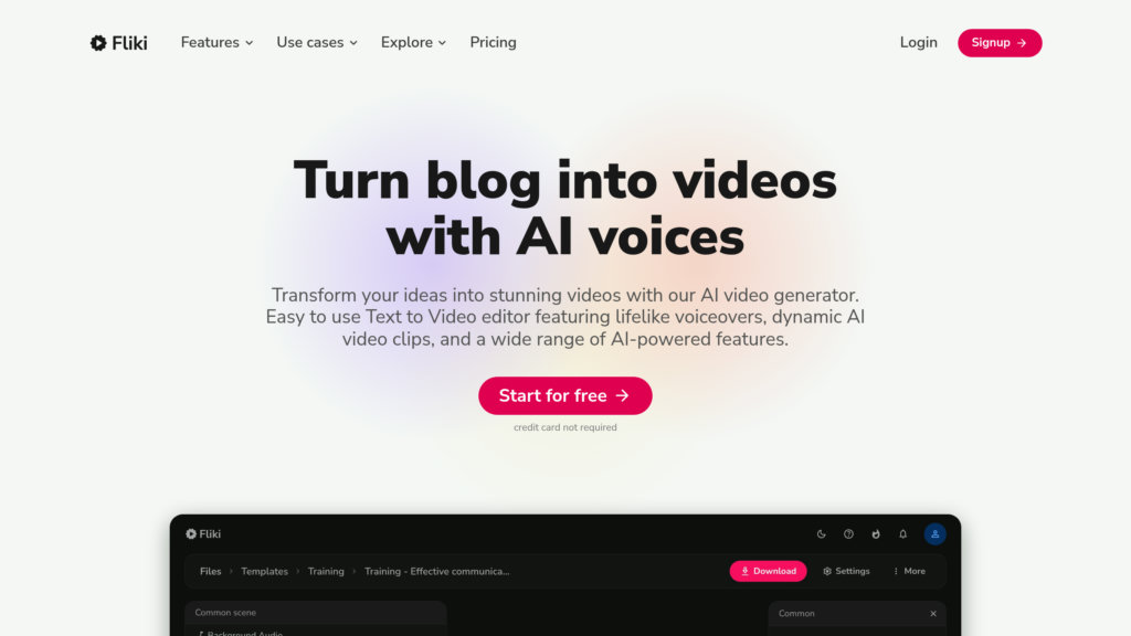 image for Fliki AI