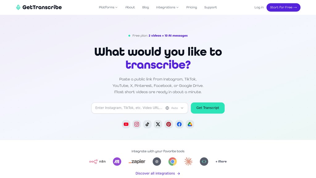GetTranscribe