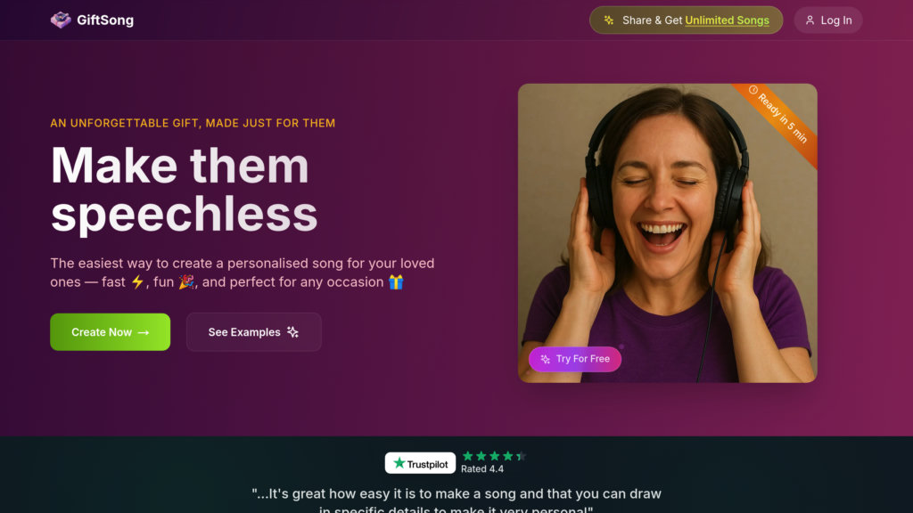 image for GiftSong.ai