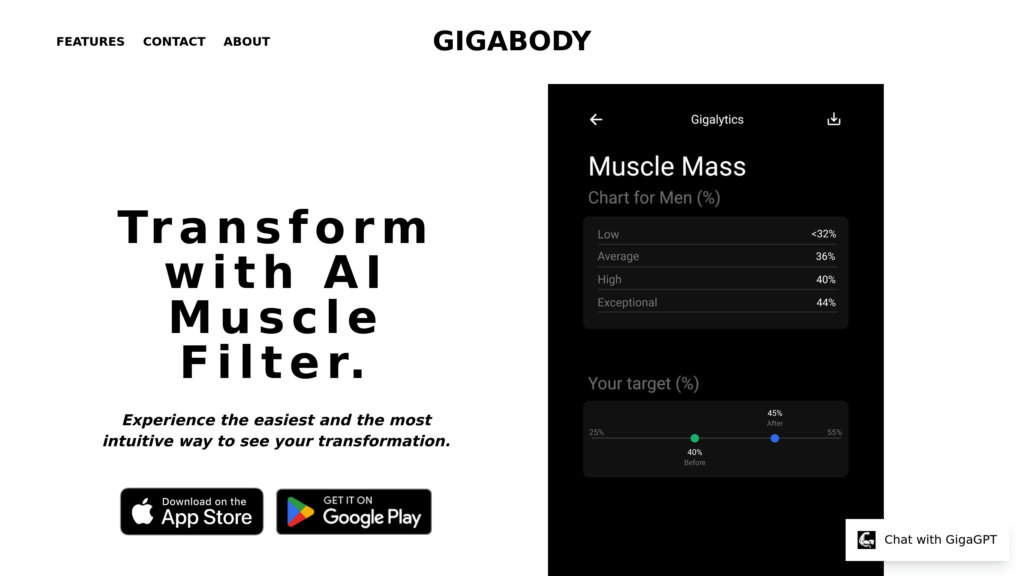 image for GigaBody AI Muscle Filter