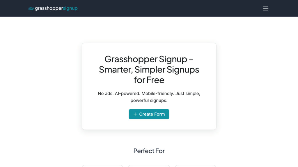 image for Grasshopper Signup image for Grasshopper Signup