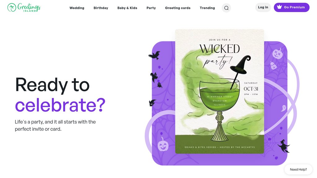 image for Greetings Island