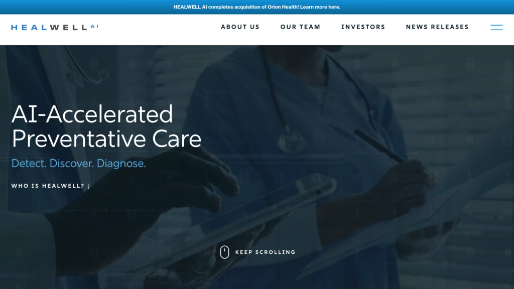 image for HEALWELL AI