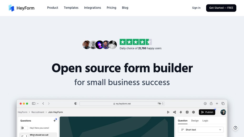 image for HeyForm