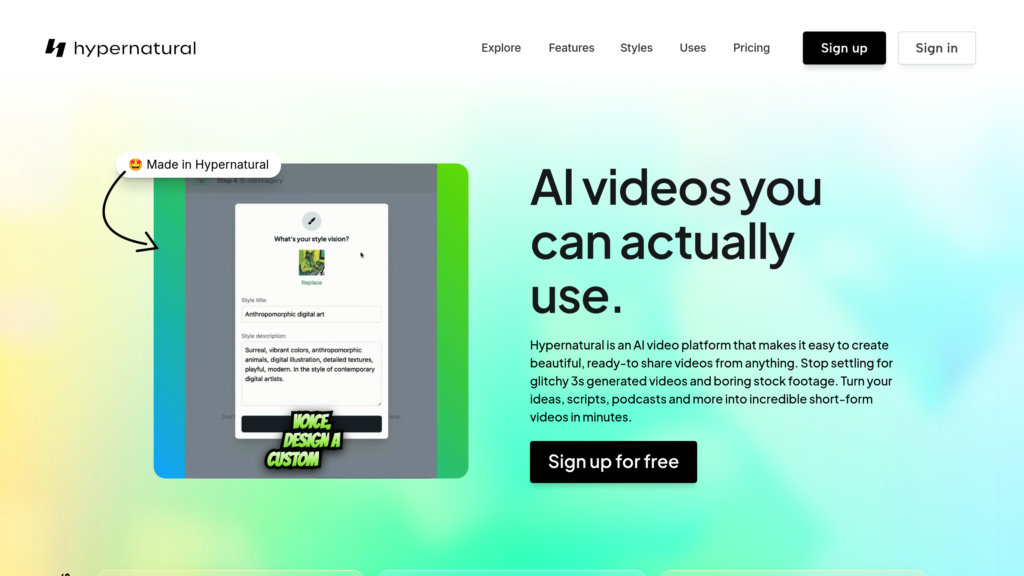 image for Hypernatural AI