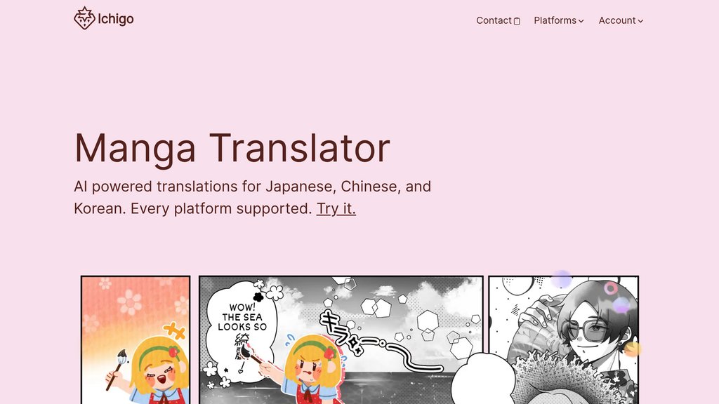 image for Ichigo Manga Translator