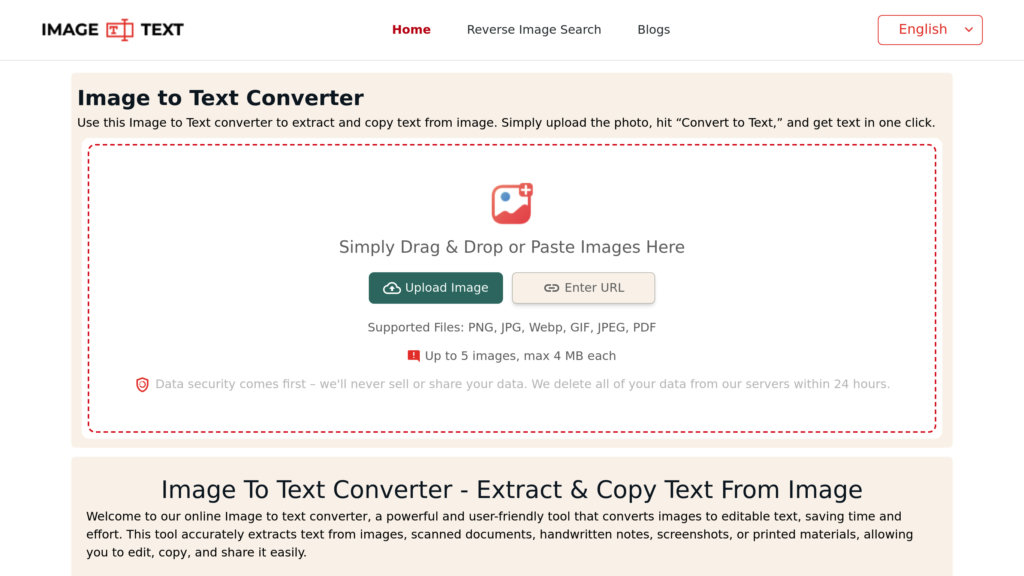 image for Image to Text Converter