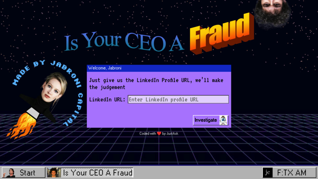 image for Is My CEO A Fraud?