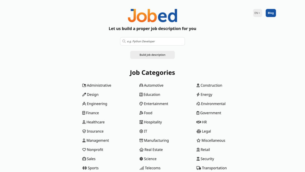 image for Jobed image for Jobed