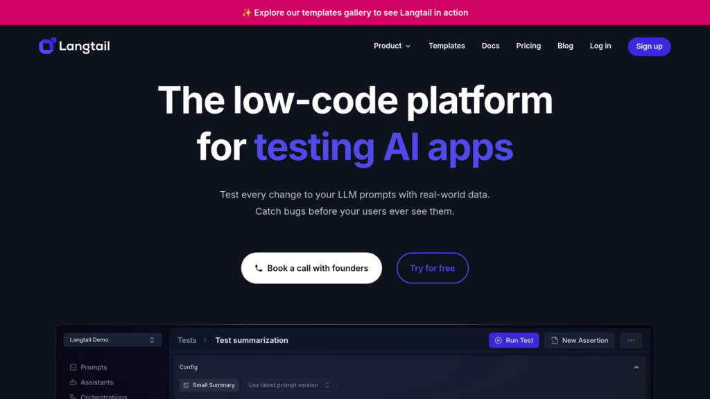 image for Langtail image for Langtail