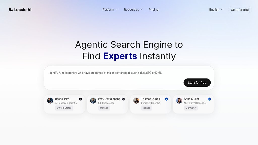 image for Lessie AI image for Lessie AI