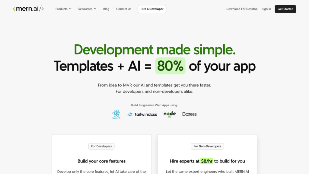 image for MERN.AI