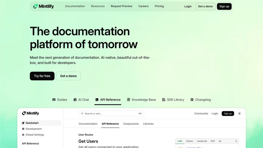 image for Mintlify