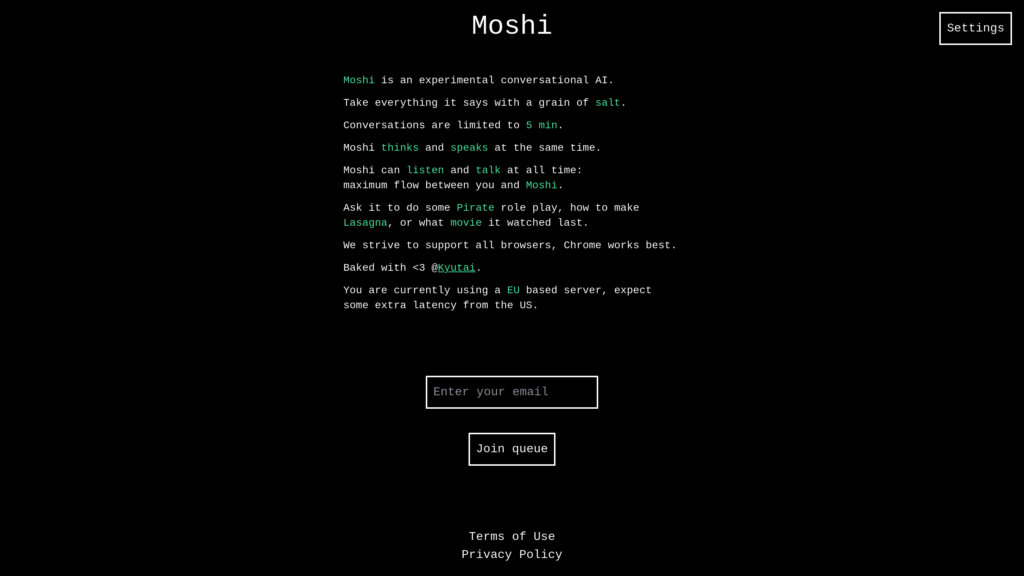 image for Moshi Chat