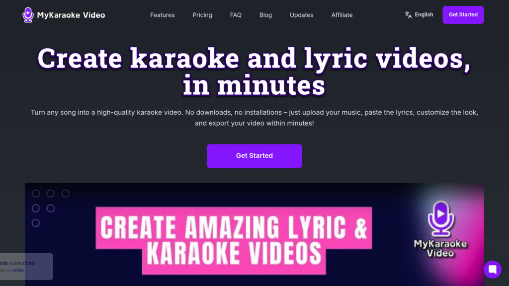 image for MyKaraoke Video