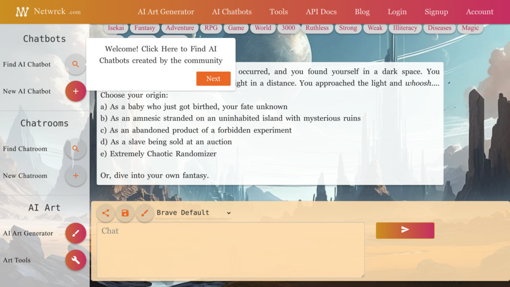 image for Netwrck AI Chat