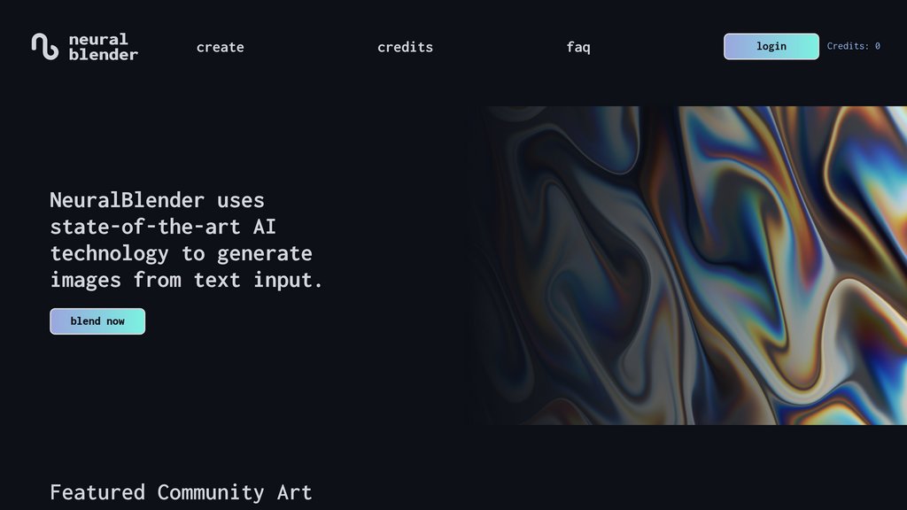 image for NeuralBlender image for NeuralBlender