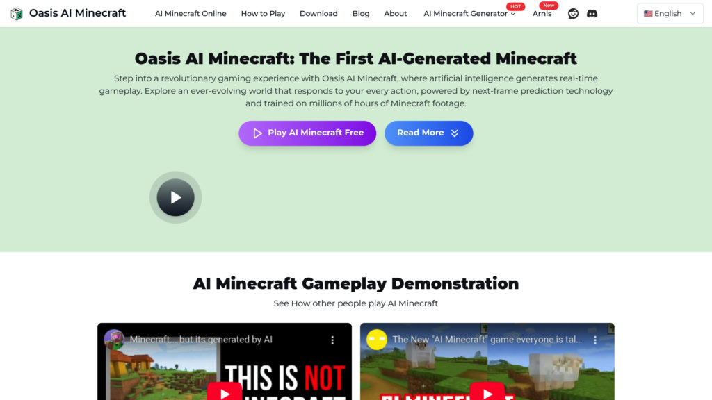image for Oasis AI Minecraft