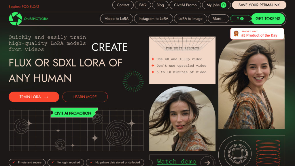 image for One Shot LoRA