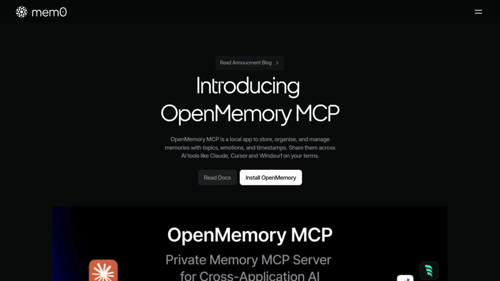 image for OpenMemory MCP