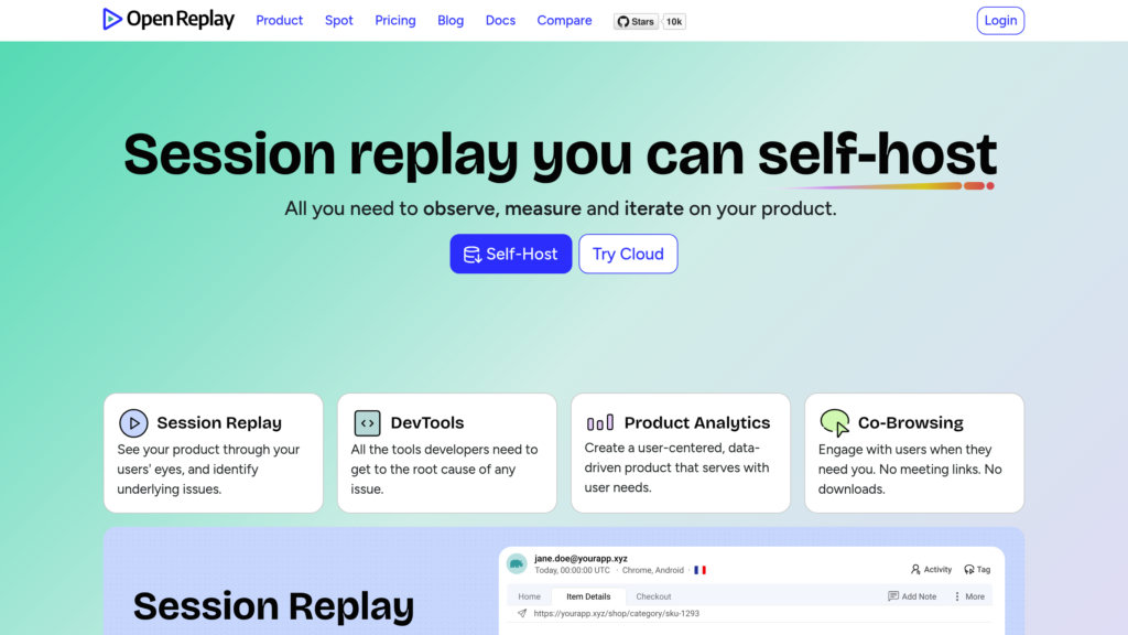 image for OpenReplay