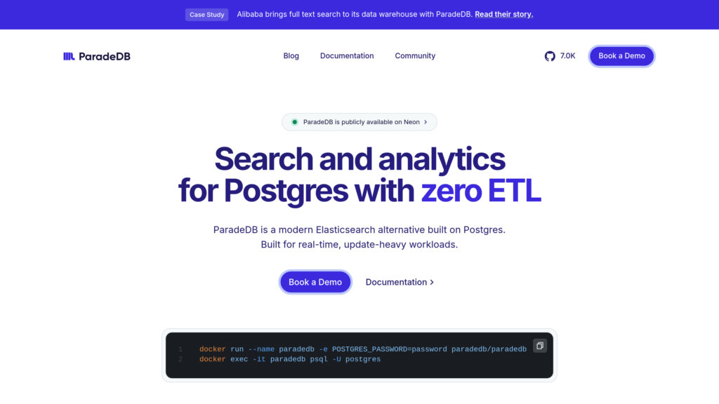 image for ParadeDB
