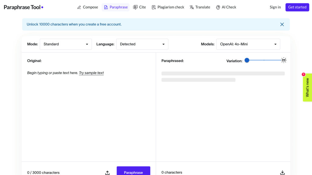 image for Paraphrase Tool