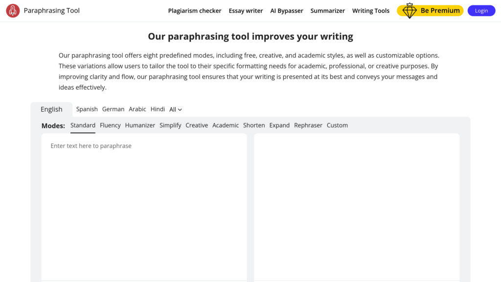image for Paraphrasing Tool AI