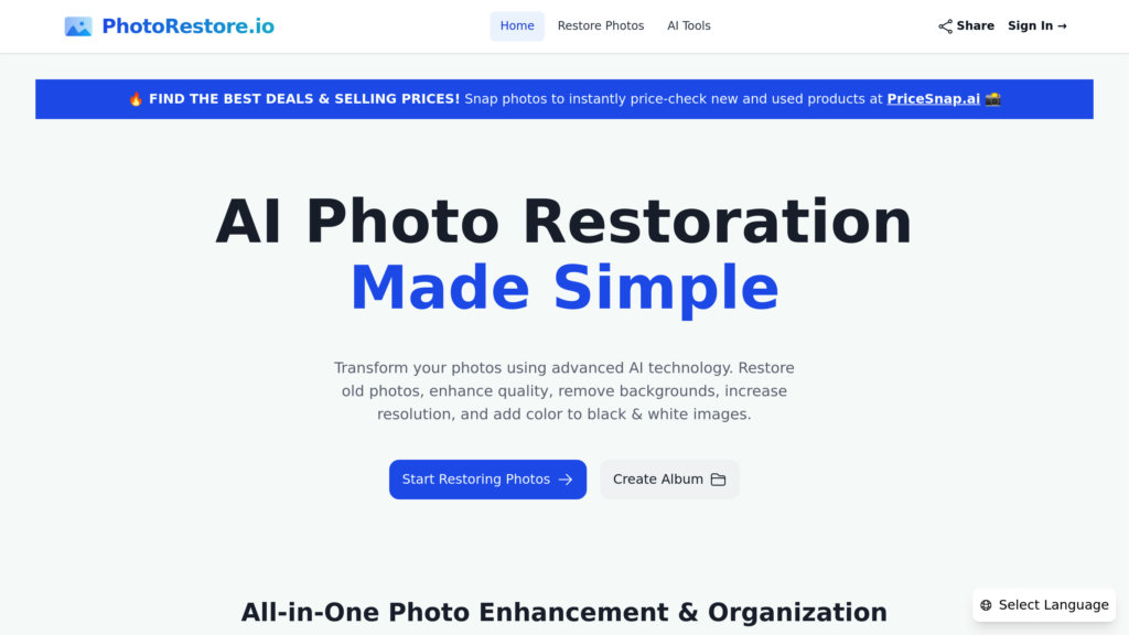 image for PhotoRestore.io